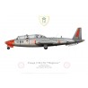Fouga Magister, 10e Escadre de Chasse, BA 110 Creil, 1980
