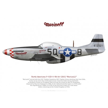 P-51D Mustang "Marinell" 44-13521, G-MRLL, United Kingdom, 2024