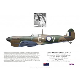 Louis "Lou" Spence DFC, Supermarine Spitfire Mk Vc A58-254, No 452 Squadron RAAF, 1944