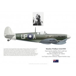 Squadron Leader Stanley Galton, Supermarine Spitfire Mk Vc A58-252, OC No 79 Squadron RAAF, 1944