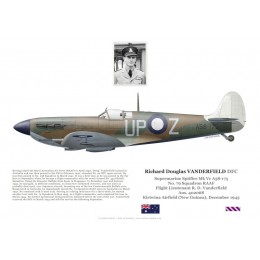 Flt Lt Richard Vanderfield DFC, Supermarine Spitfire Mk Vc A58-175, No 79 Squadron RAAF, 1943
