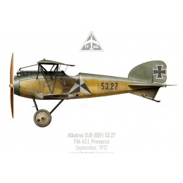 Albatros D.III 53.27, Flik 42J, Prosecco, Italie, septembre 1917
