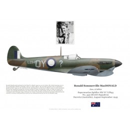 Ronald MacDonald, Supermarine Spitfire Mk Vc LZ845, OC No 452 Squadron RAF, Australie, 1943