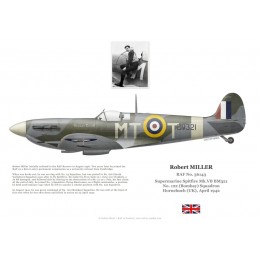 Robert Miller, Spitfire Mk Vb BM321, No 122 Squadron RAF, RAF Hornchurch, 1942