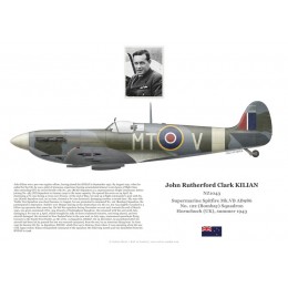 John Kilian, Spitfire Mk Vb AB986, No 122 Squadron RAF, Hornchurch, 1943