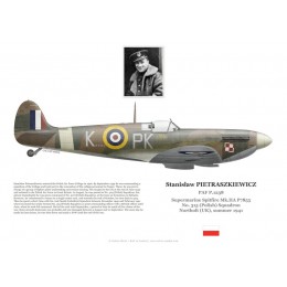 Stanisław Pietraszkiewicz, Spitfire Mk IIa P7855, No 315 (Polish) Squadron RAF, Northolt, 1941