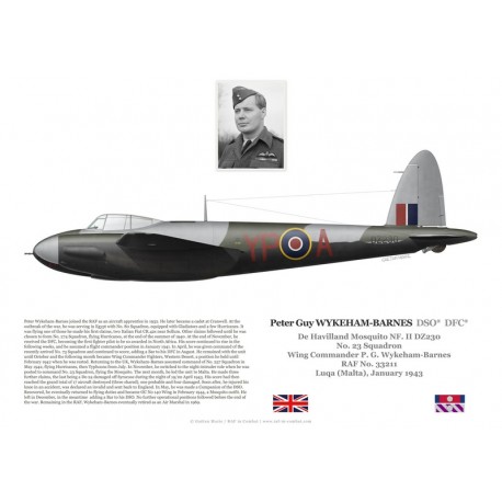Peter Wykeham-Barnes DSO DFC, Mosquito NF Mk II DZ230, No 23 Squadron RAF, Malta, 1943