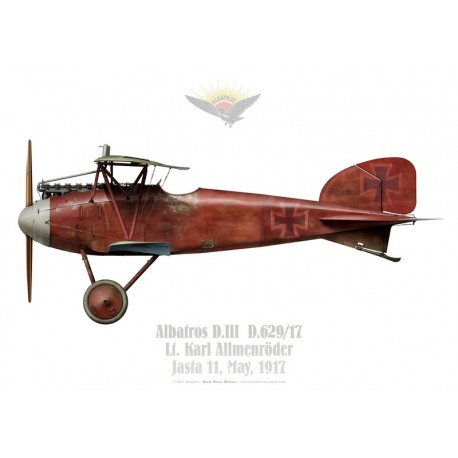 Albatros D.III D.629/17 Lt. Karl Allmenröder, Jasta 11, May 1917