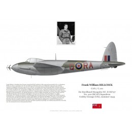 Frank Hillcock, Mosquito NF II DZ757, No 410 Squadron RCAF, Coleby Grange, 1943