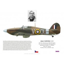 Alois VAŠÁTKO DFC, Hurricane Mk IIb Z3660, No 312 (Czechoslovak) Squadron RAF, 1941