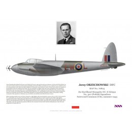 Jerzy Orchezowski DFC, Mosquito NF Mk II HJ932, No 307 (Polish) Squadron RAF, 1943