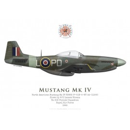 Mustang Mk IV KH663, W/O Leszek Bisanz, No 303 (Polish) Squadron RAF, 1945