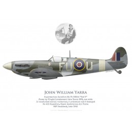 Spitfire Mk Vb EN824, F/L John Yarra DFM, No 453 Squadron RAAF, 1942