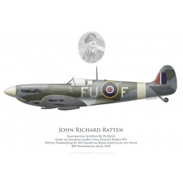 Spitfire Mk Vb BL516, S/L John Ratten, OC No 453 Squadron RAAF, 1943