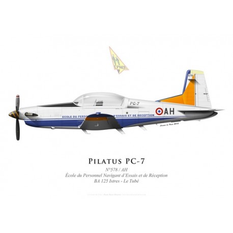 Pilatus PC-7 No 578, École du Personnel Navigant d’Essais et de Réception, French Air Force, BA 125 Istres - Le Tubé