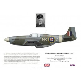 Philip Heppell DFC, Mustang Mk III KH503, No 118 Squadron RAF, 1945