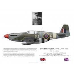 Ronald Stillwell DFC DFM, Mustang Mk III FB226, No 122 (Bombay) Squadron RAF, 1944