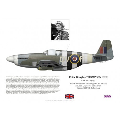 Charlton "Wag" Haw DFM DFC, Mustang Mk III FB169, No 129 Squadron RAF, 1944