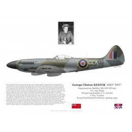 George Keefer DSO DFC, Spitfire Mk XIV MV263, No 125 (RCAF) Wing, 1945