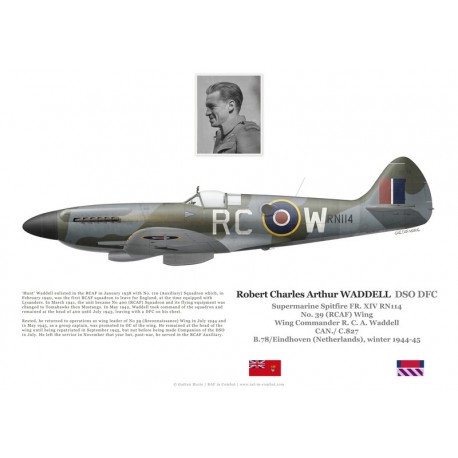 Robert Waddell DSO DFC, Spitfire Mk XIV RN114, No 39 (RCAF) Wing, 1944-1945