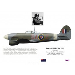 Francis Murphy DFC, Typhoon Mk Ib R8697, No 486 Squadron RNZAF, 1942