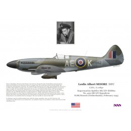 Leslie Moore DFC, Spitfire Mk XIV RM862, No 402 (RCAF) Squadron, 1945