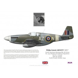 Philipp Arnott DFC, Mustang Mk III FZ124, OC No 234 Squadron RAF, 1944