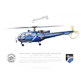 SA.316B “Alouette III”, Formations Aériennes de la Gendarmerie Nationale