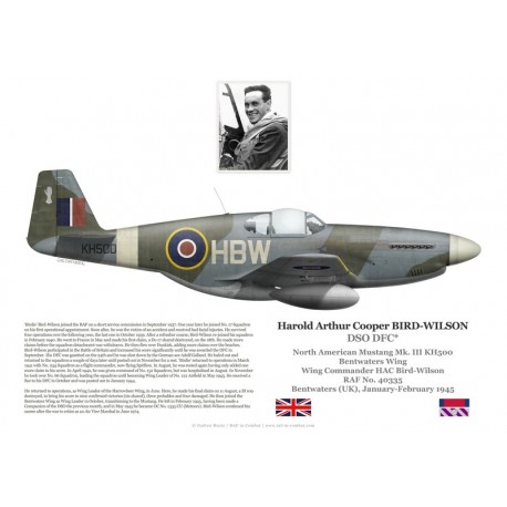 Harold Bird-Wilson, Mustang Mk III KH500, OC Bentwaters Wing, 1945