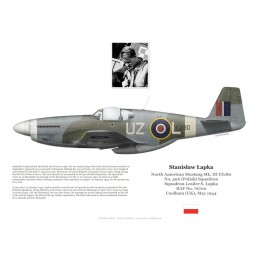 Stanisław Łapka, Mustang Mk III FZ180, OC No 306 (Polish) Squadron RAF, 1944