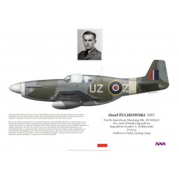 Józef Żulikowski DFC, Mustang Mk III KH507, OC No 306 (Polish) Squadron RAF, 1945