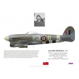 Jack Beirnes DFC, Typhoon Mk Ib MM959, OC No 438 Squadron RCAF, 1944