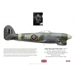 John Russell DFC, Typhoon Mk Ib DN248, OC No 245 Squadron RAF, 1944