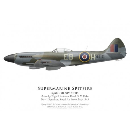 Spitfire Mk XIV NH915, F/L Derek Rake, No 41 Squadron, Royal Air Force, May 1945