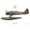Nakajima A6M2-N Rufe, CPO Hidenori Matsunaga, Kokutai 934, Manokwari, fin 1943