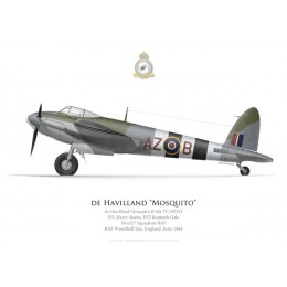 Mosquito B. Mk IV, F/L Steere, F/O Gale, No 627 Squadron, Royal Air Force, Woodhall Spa, 1944