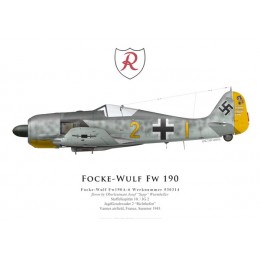 Focke-Wulf Fw 190A-6, Oblt. Josef Wurmheller, 9./JG 2