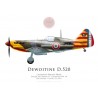 Dewoitine D.520, Lt Marcel Merle, GC II/7, SPA 78, Tunisie, fin 1941