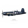 AU-1 Corsair, US Marine Corps, MCAS Brown Field, Quantico, Virginie