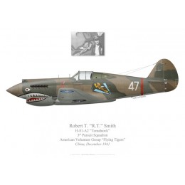 H-81 Tomahawk, R.T. Smith, 3rd PS, American Volunteer Group “Flying Tigers”, December 1941