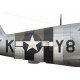 P-47D Thunderbolt "Birdie", 1Lt Denver Smith, 507th FS, 404th FG, France, juillet 1944