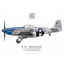 P-51D Mustang "Cripes A'Mighty 3rd", G. E. Preddy, 486th FS, 352nd FG