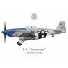 P-51D Mustang "Cripes A'Mighty 3rd", G. E. Preddy, 486th FS, 352nd FG