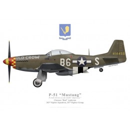 P-51D Mustang "Old Crow", Clarence "Bud" Anderson, 363rd Fighter Squadron, 357th Fighter Group