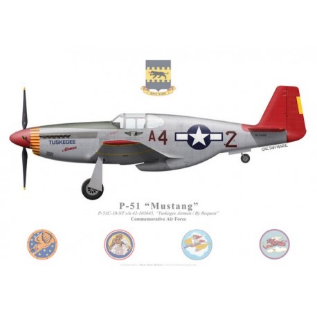 P-51C Mustang "Tuskegee Airmen / By Request", NL61429, Commemorative Air Force