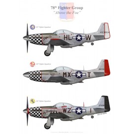 P-51 Mustang du 78th Fighter Group, US Army Air Forces