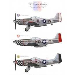 P-51 Mustang du 78th Fighter Group, US Army Air Forces