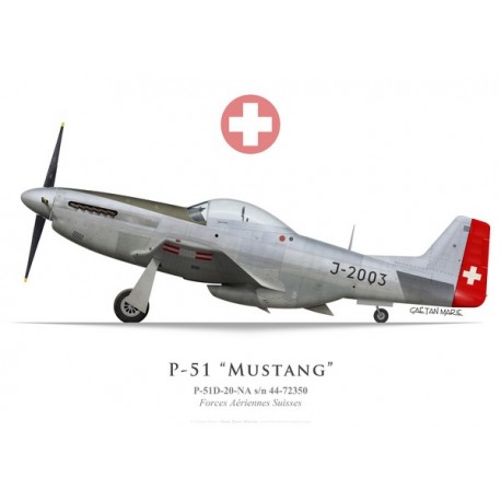 P-51D Mustang, J-2003, Swiss Air Force