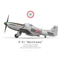 P-51D Mustang MM4323, Musée historique de l'aviation de Vigna di Valle, Italie