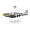P-51B Mustang "Bald Eagle III", Lt Robert Eckfeld, 374th Fighter Squadron, 361st Fighter Group, 1944
